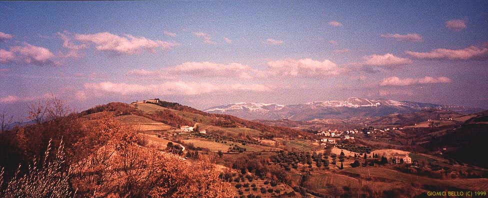View from Giomici Bello